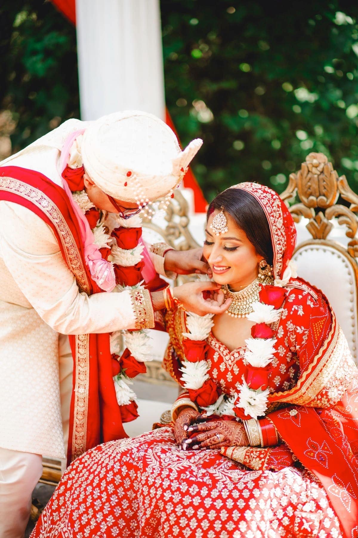 Wedding day portrait by Taj Raj Events