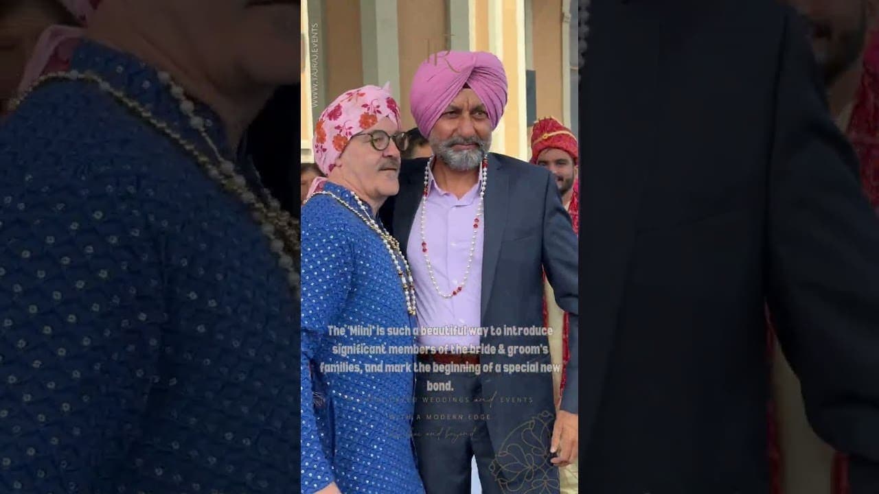 Behind the scenes of a milni ceremony planned by Taj Raj Events