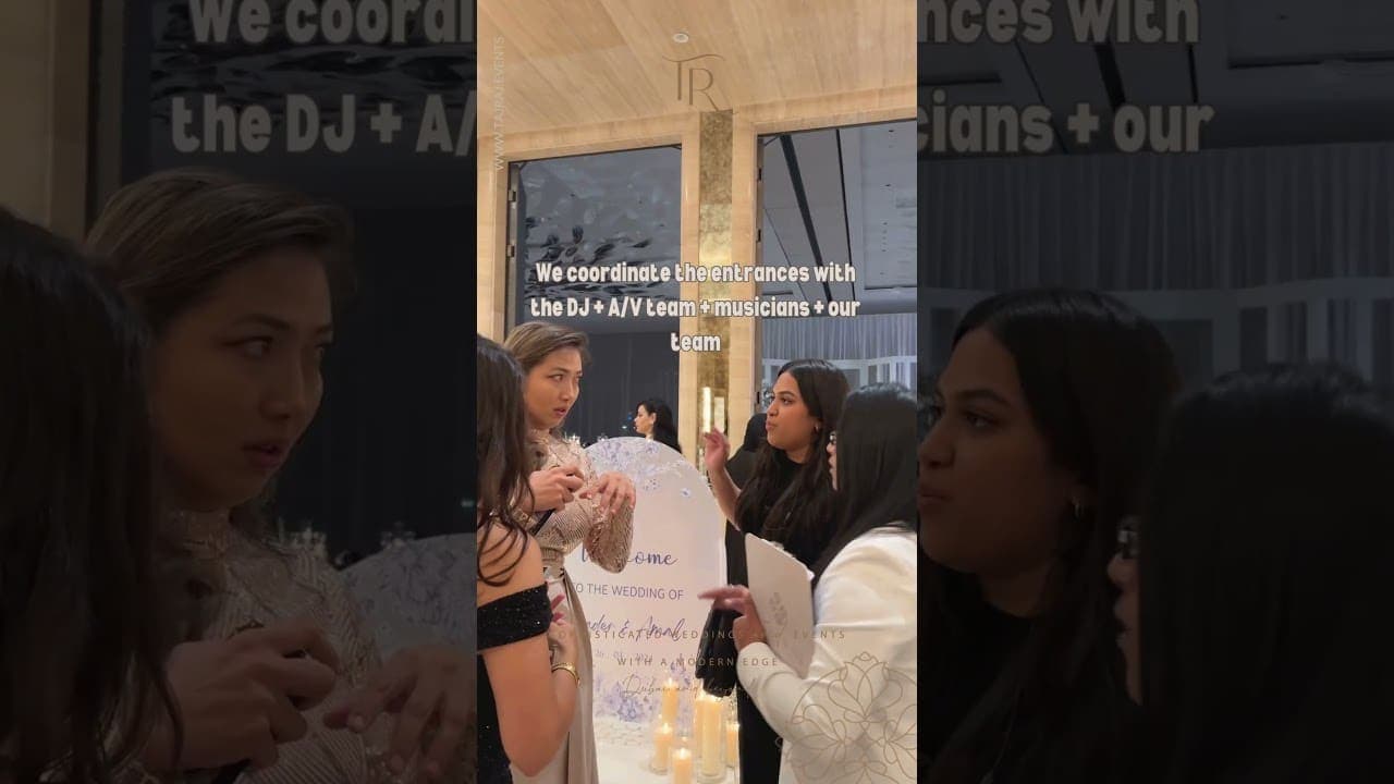 Behind the scenes of an Arab wedding at the St. Regis, produced by Taj Raj Events