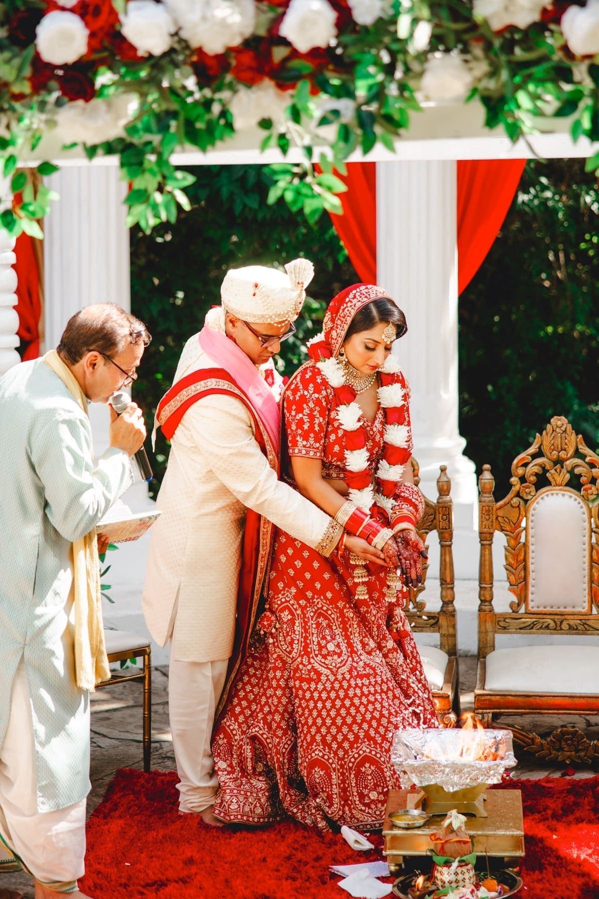 Luxury wedding portrait by Taj Raj Events